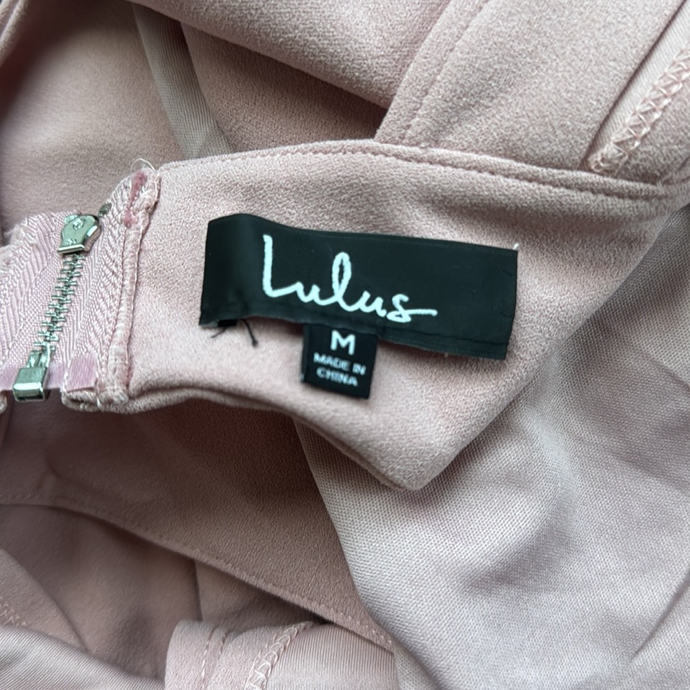 Lulu's Pink Ruffle Mini Dress - Picture 6 of 7